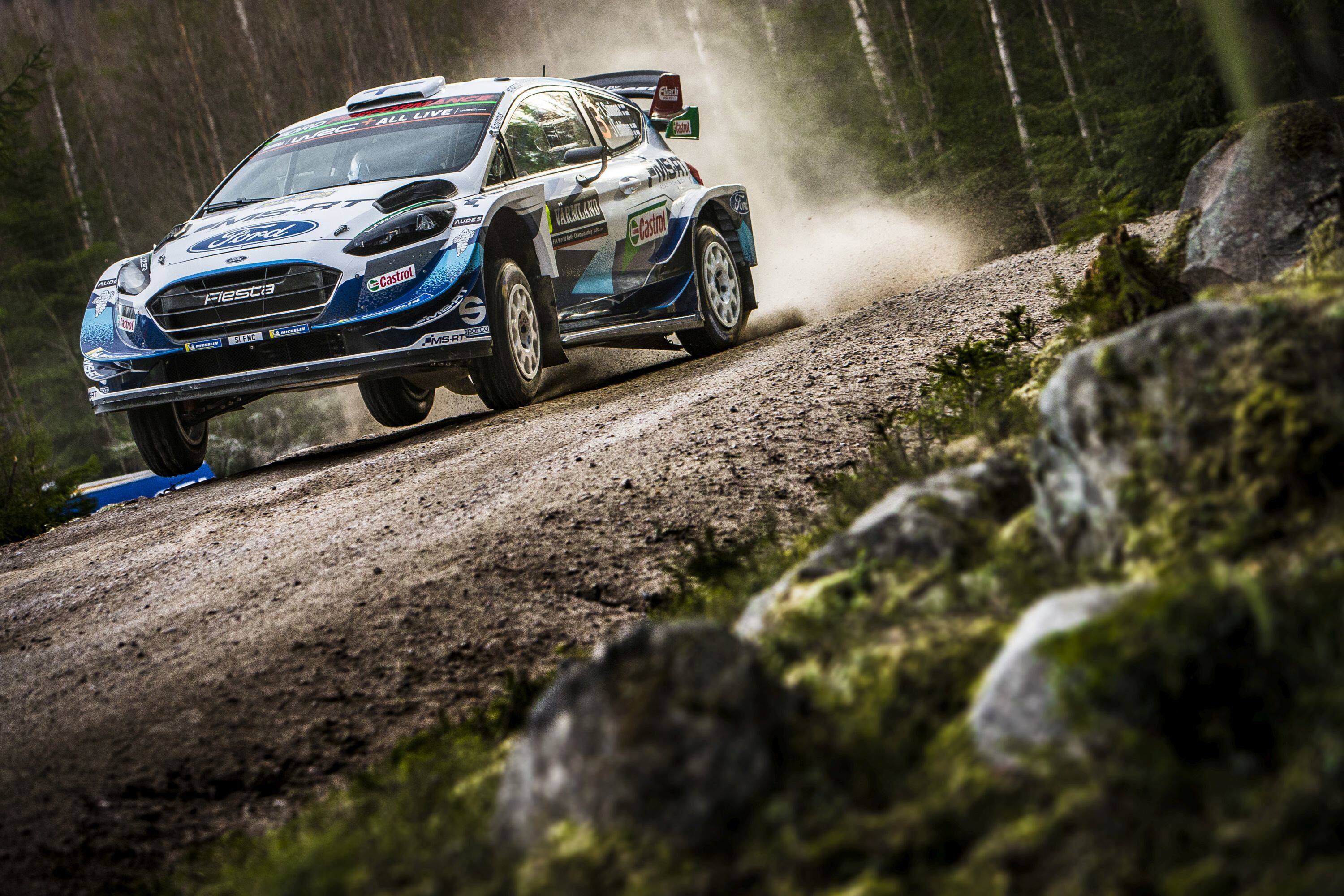 Teemu Suninen and Jamo Lehtinen finished eighth with their Fiesta. Teemu Suninen and Jamo Lehtinen finished eighth with their Fiesta.